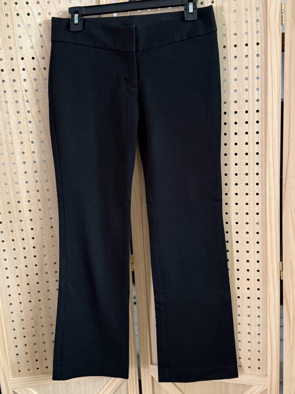 LOFT Black Boot Cut Stretch Pants